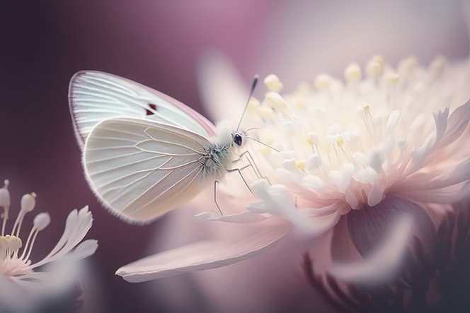 photographie macro papillon